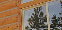 Whisper Creek Log Homes Windows