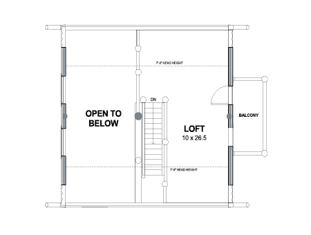 Fox Hollow Loft Series Floor Plans, Fox Hollow Loft -01